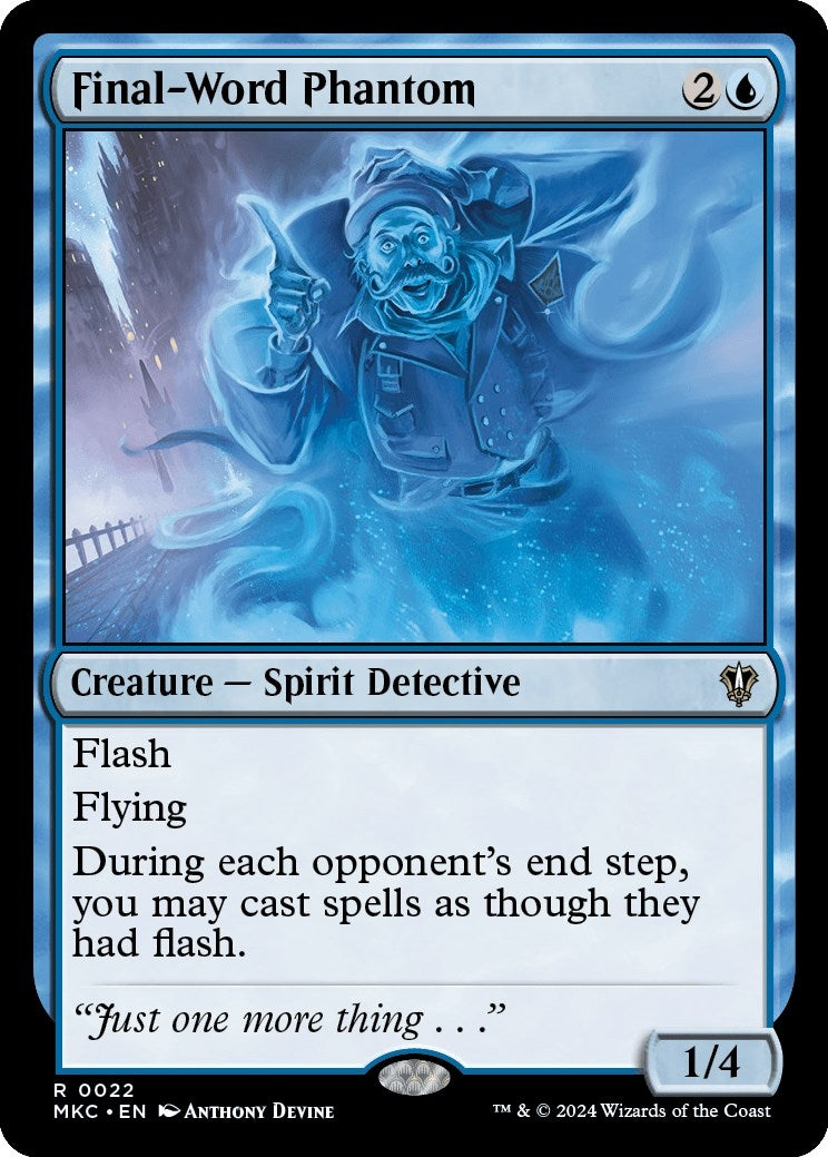 Image for Final-Word Phantom (22) (Murders at Karlov Manor) - Magic: The Gathering