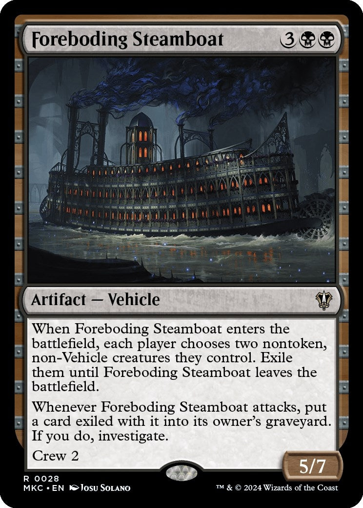 Image for Foreboding Steamboat (28) (Murders at Karlov Manor) - Magic: The Gathering