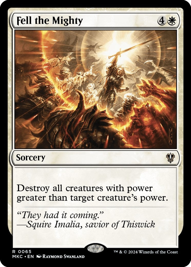 Image for Fell the Mighty (65) (Murders at Karlov Manor) - Magic: The Gathering