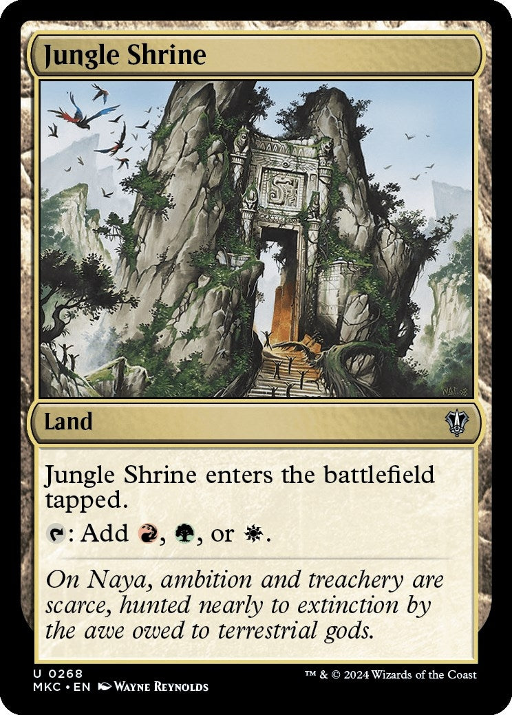 Image for Jungle Shrine (268) (Murders at Karlov Manor) - Magic: The Gathering