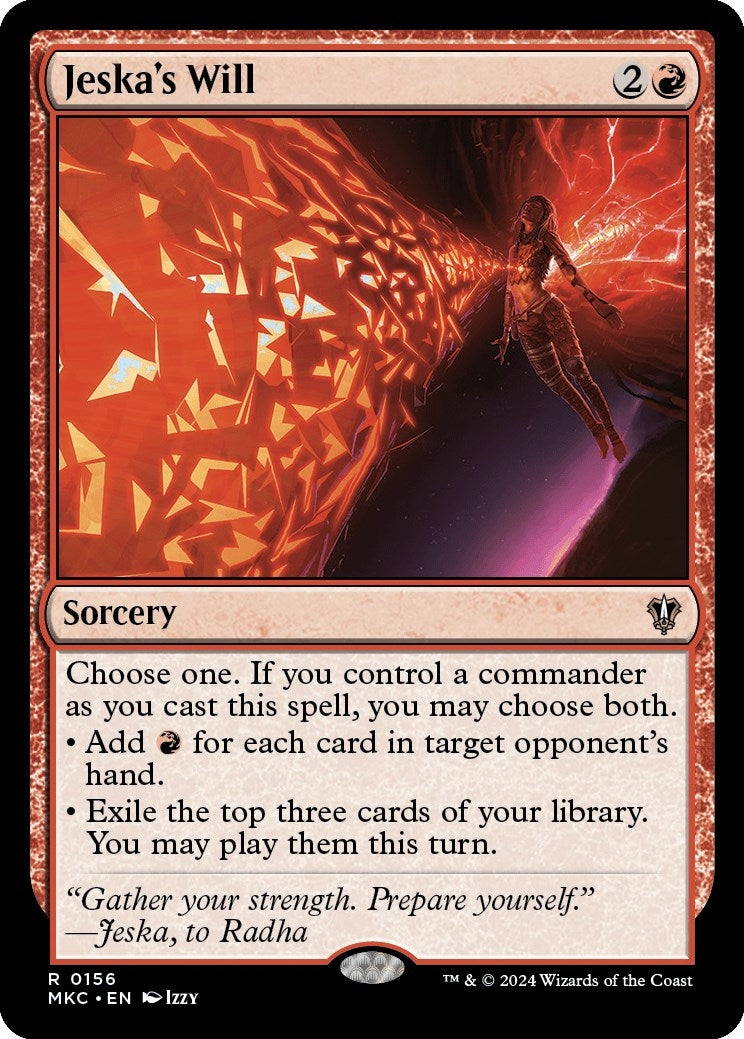 Image for Jeska's Will (156) (Murders at Karlov Manor) - Magic: The Gathering