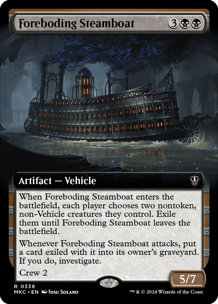 Image for Foreboding Steamboat (Extended Art) (338) (Murders at Karlov Manor) - Magic: The Gathering