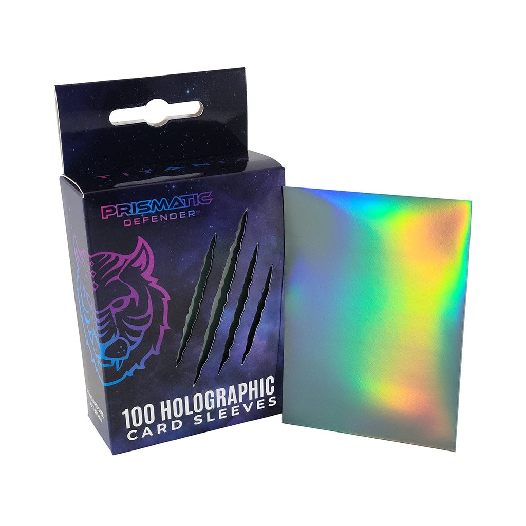 Image for Holographic Sleeves - Dark Green / Oracle (100-Pack) - Card Sleeves