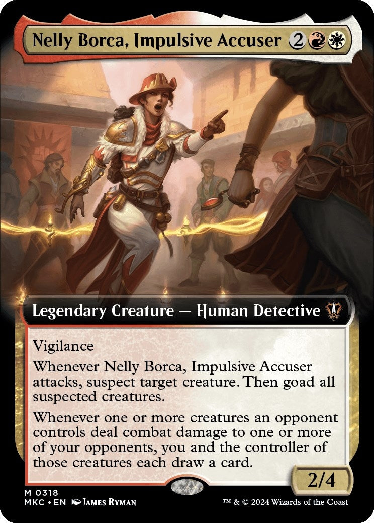 Image for Nelly Borca, Impulsive Accuser (Extended Art) (318) (Murders at Karlov Manor) - Magic: The Gathering