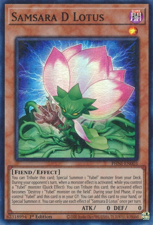 Image for Samsara D Lotus (PHNI-EN003) (PHNI) - YuGiOh