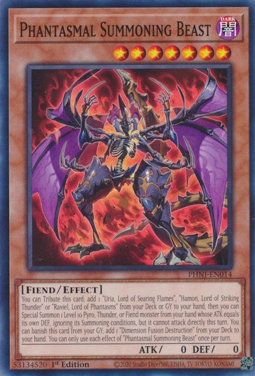 Image for Phantasmal Summoning Beast (PHNI-EN014) (PHNI) - YuGiOh