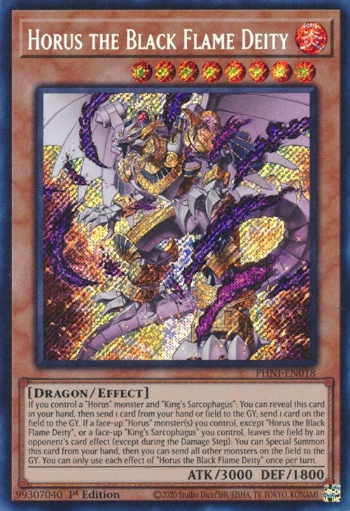 Image for Horus the Black Flame Deity (PHNI-EN018) (PHNI) - YuGiOh