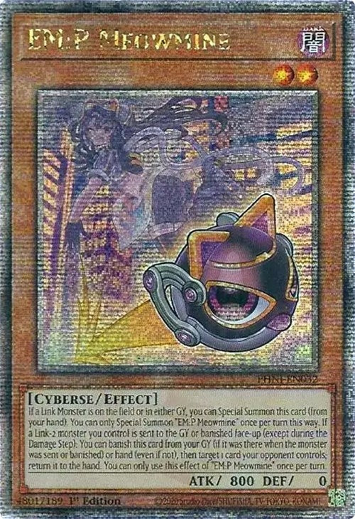 Image for EM:P Meowmine (Quarter Century Secret Rare) (PHNI-EN032) (PHNI) - YuGiOh