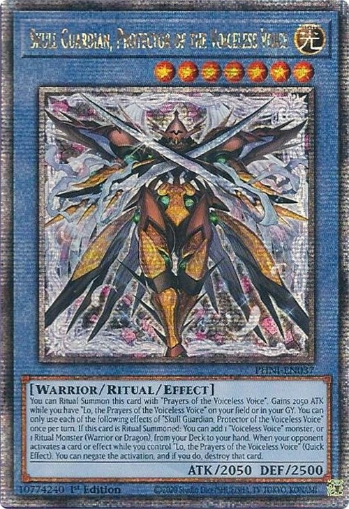 Image for Skull Guardian, Protector of the Voiceless Voice (Quarter Century Secret Rare) (PHNI-EN037) (PHNI) - YuGiOh