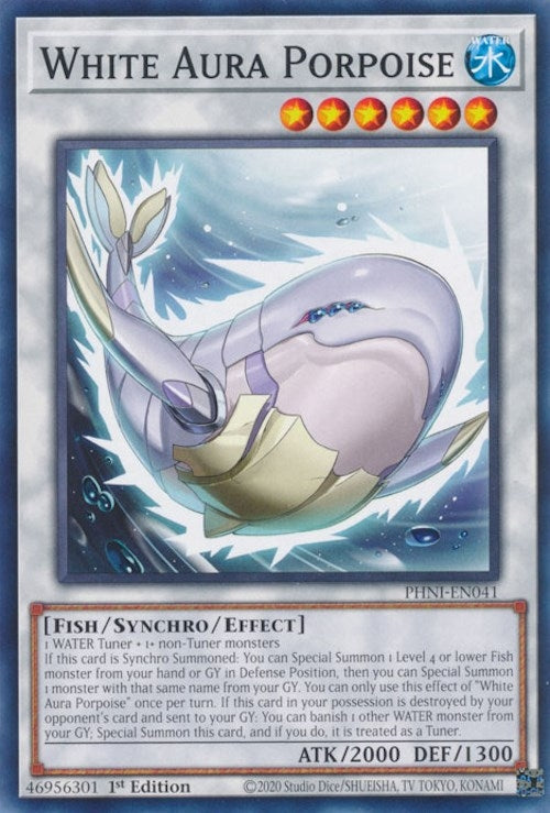 Image for White Aura Porpoise (PHNI-EN041) (PHNI) - YuGiOh