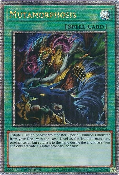 Image for Mutamorphosis (Quarter Century Secret Rare) (PHNI-EN070) (PHNI) - YuGiOh