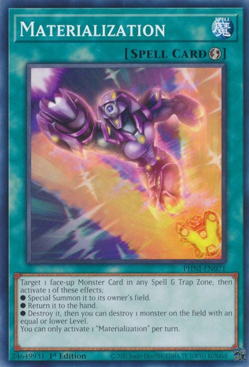 Image for Materialization (PHNI-EN071) (PHNI) - YuGiOh
