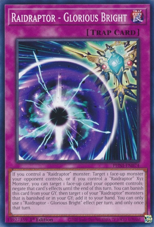 Image for Raidraptor - Glorious Bright (PHNI-EN074) (PHNI) - YuGiOh