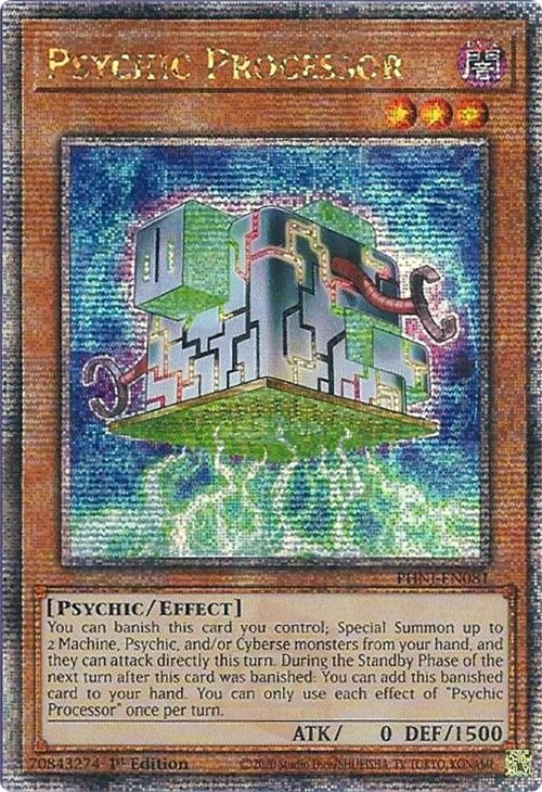 Image for Psychic Processor (Quarter Century Secret Rare) (PHNI-EN081) (PHNI) - YuGiOh