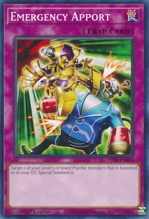 Image for Emergency Apport (PHNI-EN083) (PHNI) - YuGiOh