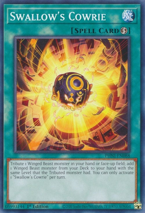 Image for Swallow's Cowrie (PHNI-EN088) (PHNI) - YuGiOh