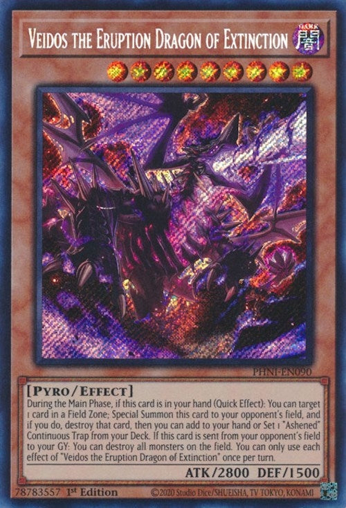 Image for Veidos the Eruption Dragon of Extinction (PHNI-EN090) (PHNI) - YuGiOh