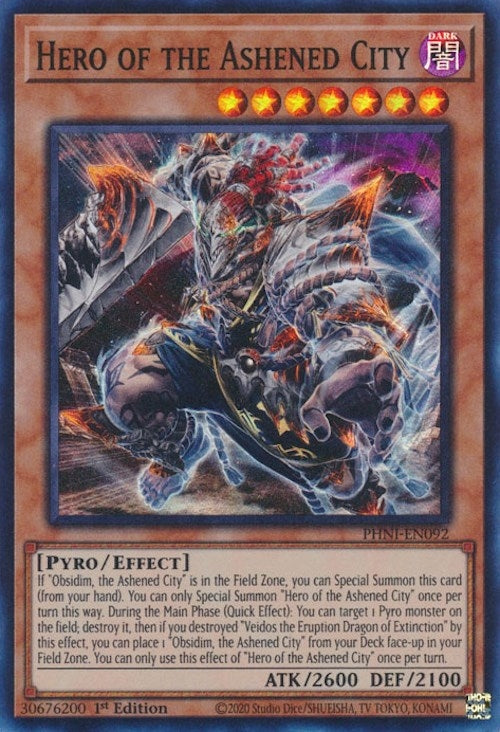 Image for Hero of the Ashened City (PHNI-EN092) (PHNI) - YuGiOh