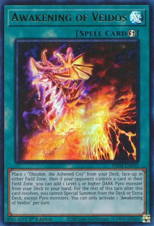 Image for Awakening of Veidos (PHNI-EN095) (PHNI) - YuGiOh
