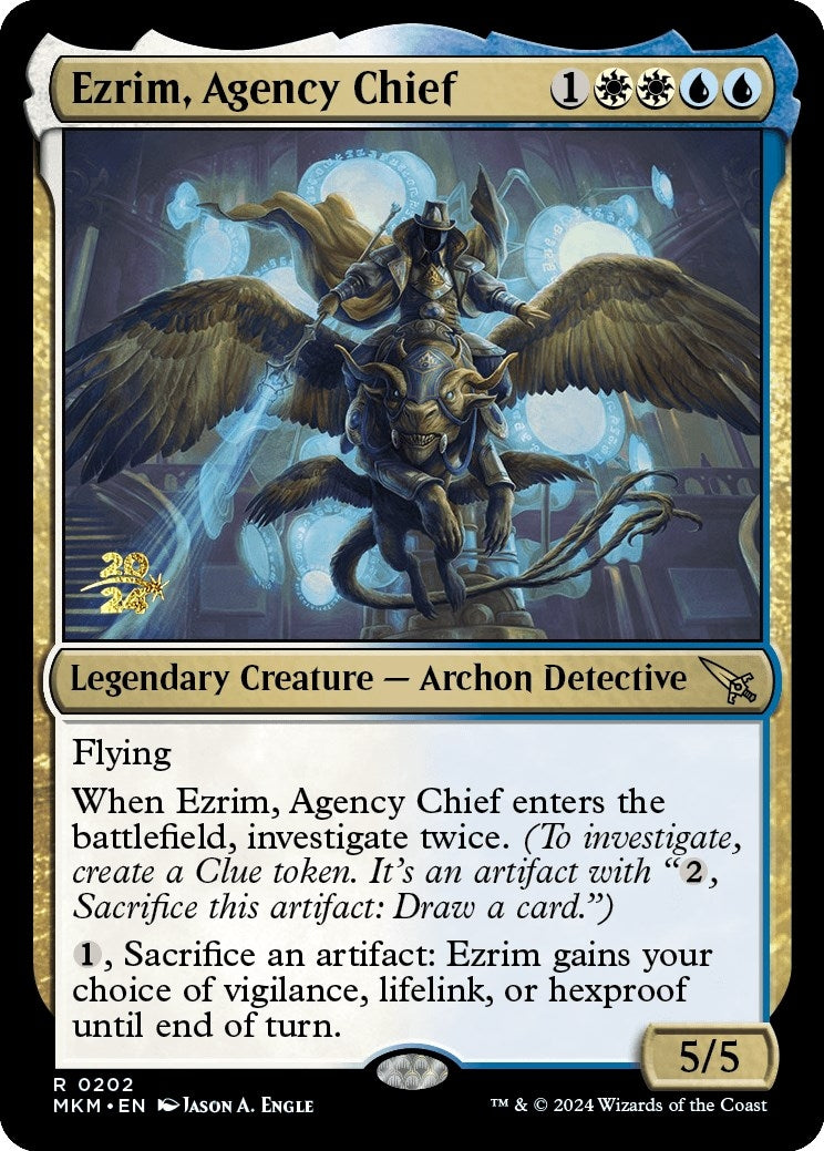 Image for Ezrim, Agency Chief (202) (Prerelease Cards) - Magic: The Gathering
