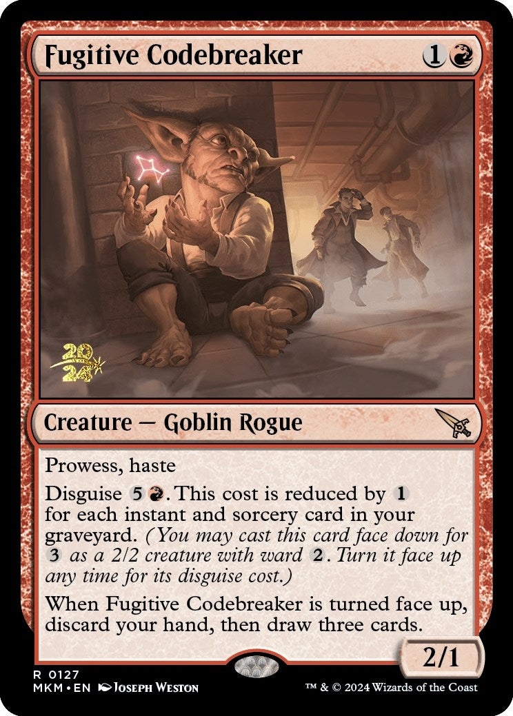 Image for Fugitive Codebreaker (127) (Prerelease Cards) - Magic: The Gathering