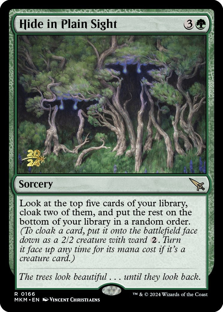 Image for Hide in Plain Sight (166) (Prerelease Cards) - Magic: The Gathering
