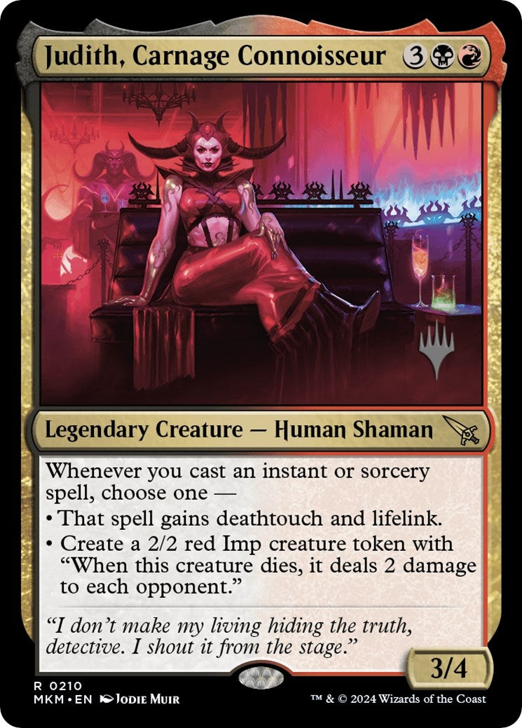 Image for Judith, Carnage Connoisseur (210) (Murders at Karlov Manor) - Magic: The Gathering
