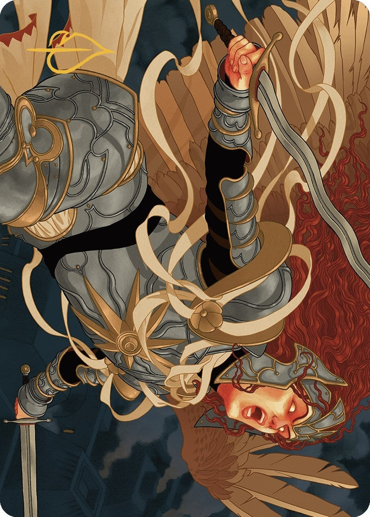 Image for Aurelia, the Law Above Art Card (41/49) (Gold-Stamped Signature) (41) (Murders at Karlov Manor) - Magic: The Gathering