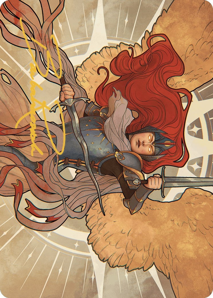 Image for Aurelia, the Law Above Art Card (36/49) (Gold-Stamped Signature) (36) (Murders at Karlov Manor) - Magic: The Gathering