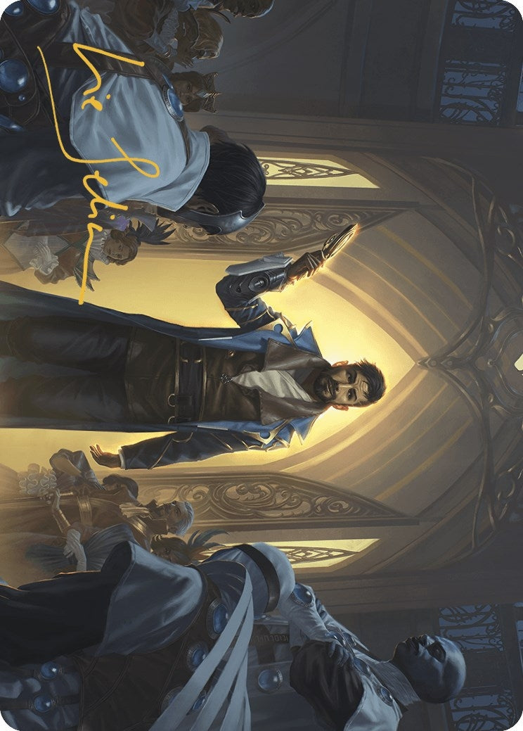 Image for Auspicious Arrival Art Card (Gold-Stamped Signature) (2) (Murders at Karlov Manor) - Magic: The Gathering