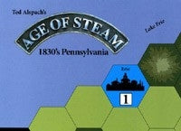 Image for Age of Steam Expansion: 1830's Pennsylvania and Northern California - Boardgames