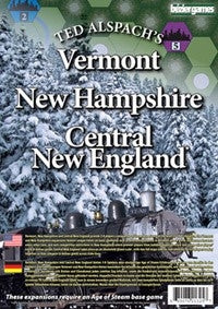 Image for Age of Steam Expansion: Vermont, New Hampshire & Central New England - Boardgames