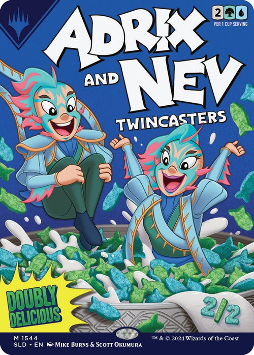 Image for Adrix and Nev, Twincasters (1544) (Secret Lair Drop Series) - Magic: The Gathering