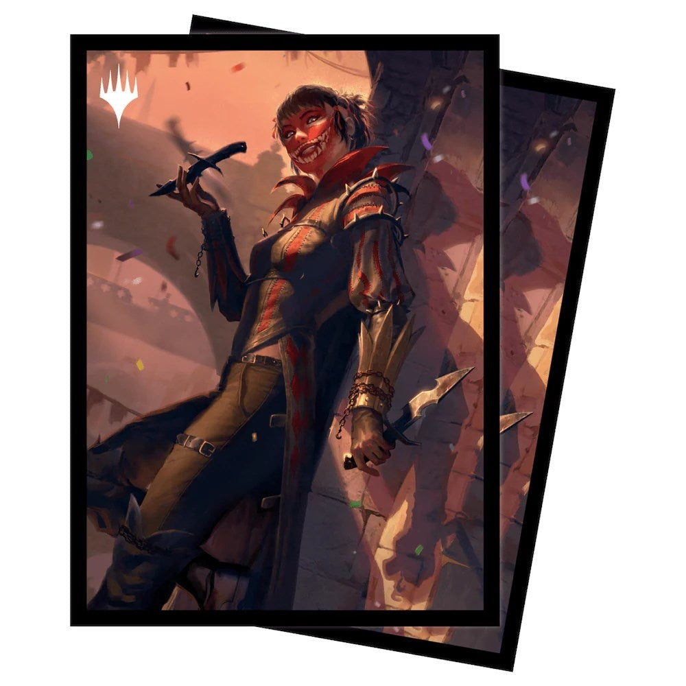 Image for Murders at Karlov Manor Massacre Girl, Known Killer Standard Deck Protector sleeves for Magic (100-pack) - Card Sleeves