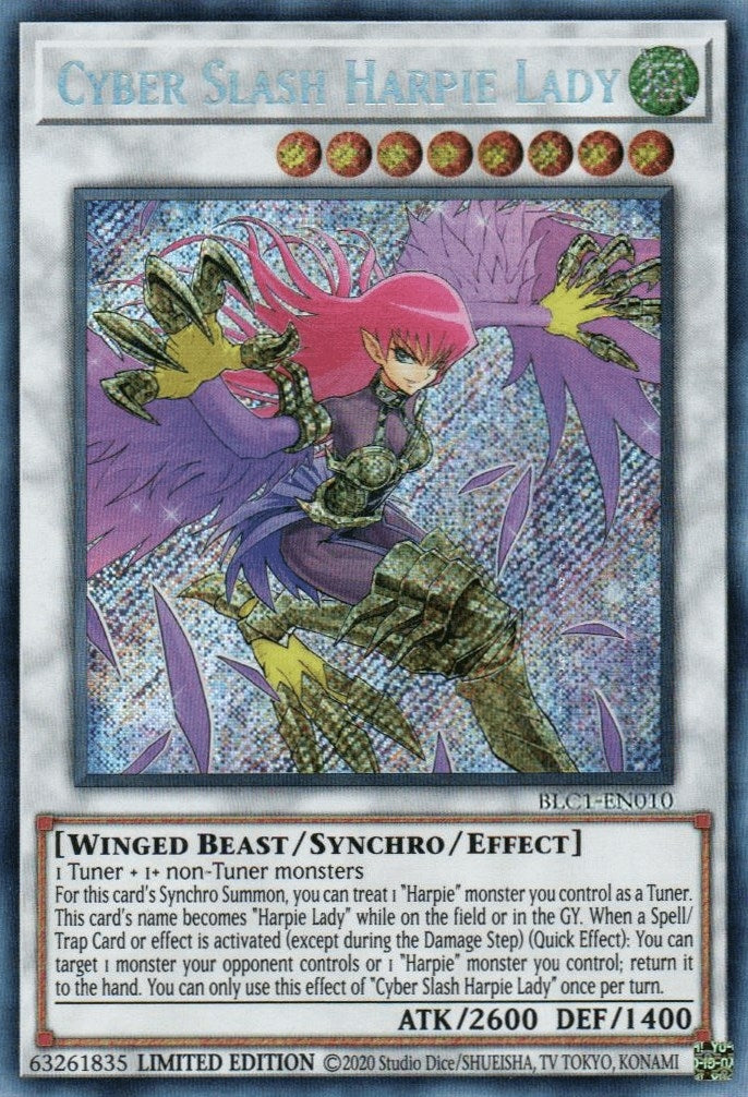 Image for Cyber Slash Harpie Lady (BLC1-EN010) (BLC1) - YuGiOh