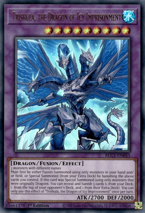Image for Trishula, the Dragon of Icy Imprisonment (BLC1-EN045) (BLC1) - YuGiOh