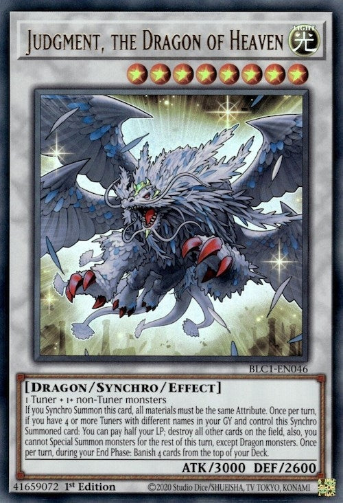 Image for Judgment, the Dragon of Heaven (BLC1-EN046) (BLC1) - YuGiOh