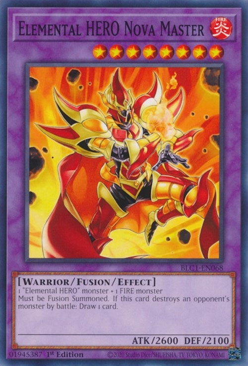 Image for Elemental HERO Nova Master (BLC1-EN068) (BLC1) - YuGiOh