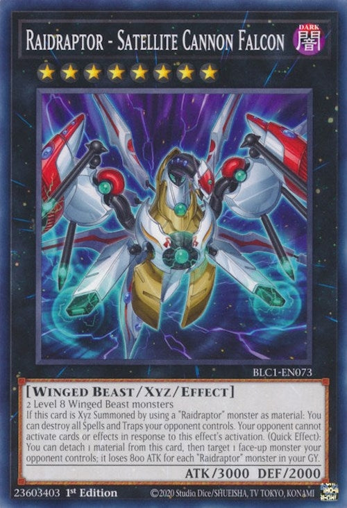 Image for Raidraptor - Satellite Cannon Falcon (BLC1-EN073) (BLC1) - YuGiOh