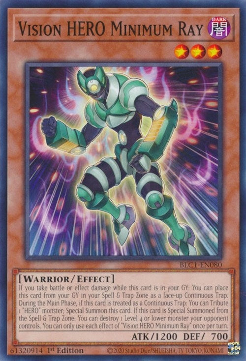 Image for Vision HERO Minimum Ray (BLC1-EN080) (BLC1) - YuGiOh