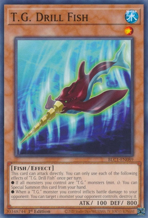 Image for T.G. Drill Fish (BLC1-EN089) (BLC1) - YuGiOh