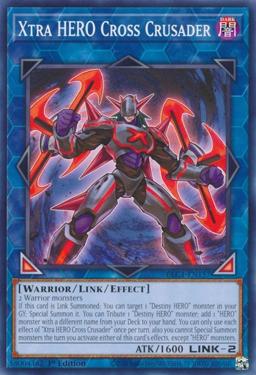 Image for Xtra HERO Cross Crusader (BLC1-EN157) (BLC1) - YuGiOh