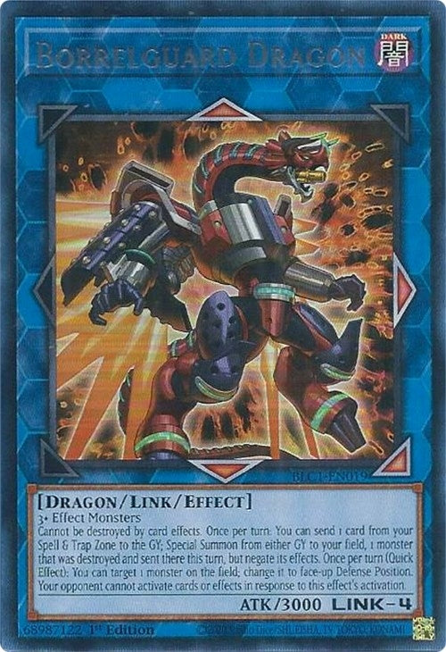 Image for Borrelguard Dragon (Silver) (BLC1-EN019) (BLC1) - YuGiOh