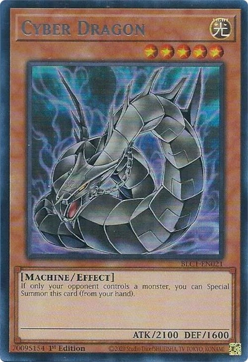Image for Cyber Dragon (Alternate Art) (Silver) (BLC1-EN021) (BLC1) - YuGiOh