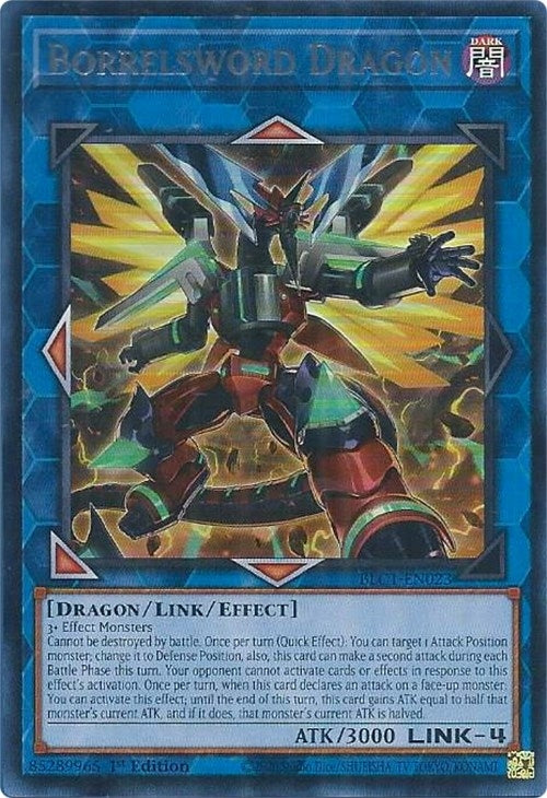 Image for Borrelsword Dragon (Alternate Art) (Silver) (BLC1-EN023) (BLC1) - YuGiOh