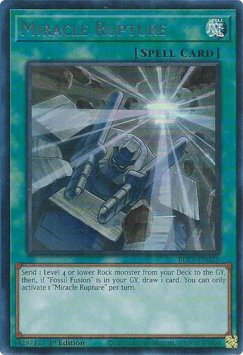 Image for Miracle Rupture (Silver) (BLC1-EN025) (BLC1) - YuGiOh