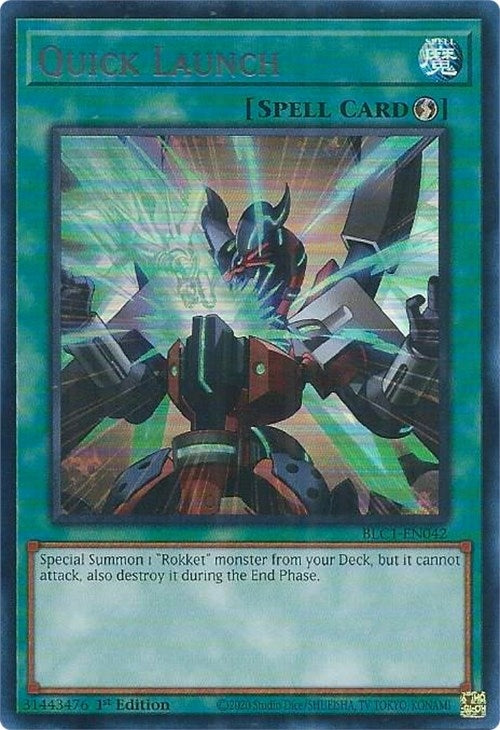 Image for Quick Launch (Silver) (BLC1-EN042) (BLC1) - YuGiOh
