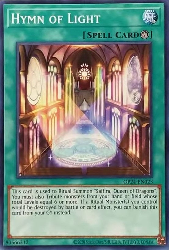 Image for Hymn of Light (OP24-EN023) (OP24) - YuGiOh