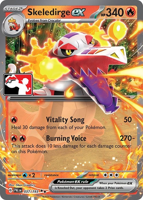 Image for Skeledirge ex (037/193) - Pokemon