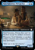 Image for Nick Valentine, Private Eye (Extended Art) (Surge Foil) (906) (Universes Beyond: Fallout) - Magic: The Gathering